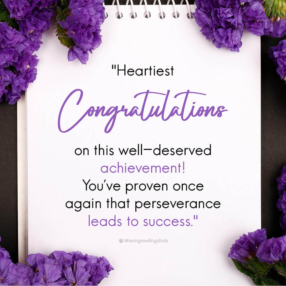 Congratulations Messages For Achievement