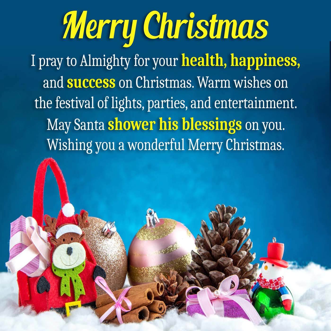 Merry Christmas Blessing