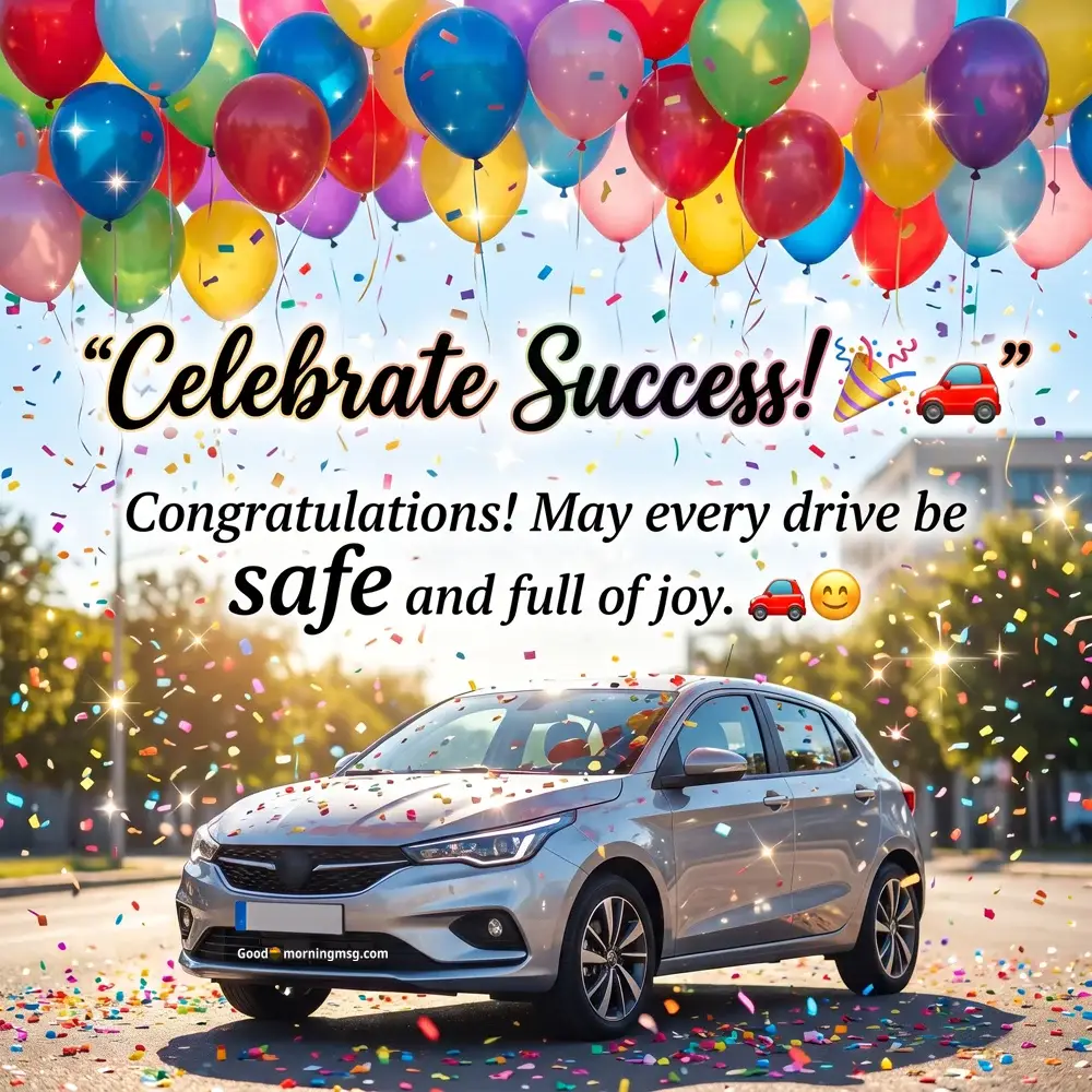 Congratulations On Your New Car Wishes To Friend