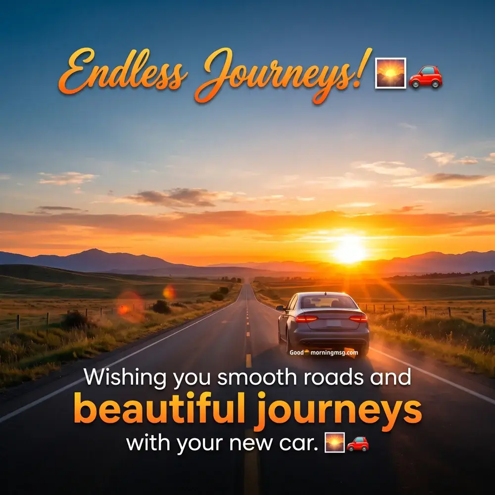 Congratulations On Your New Car