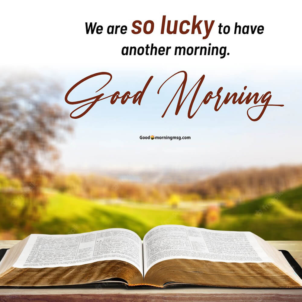 Good Morning Blessings Bible Verses