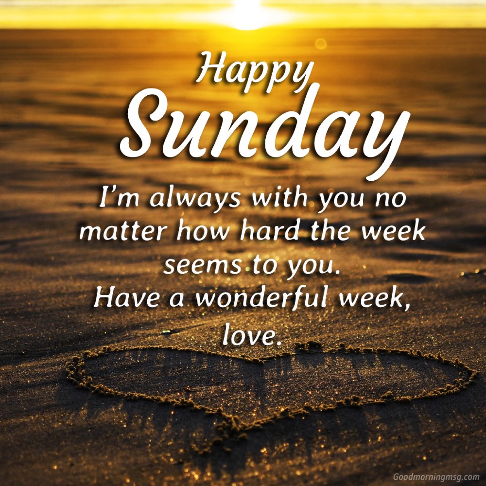 Good Morning Happy Sunday Message Photo