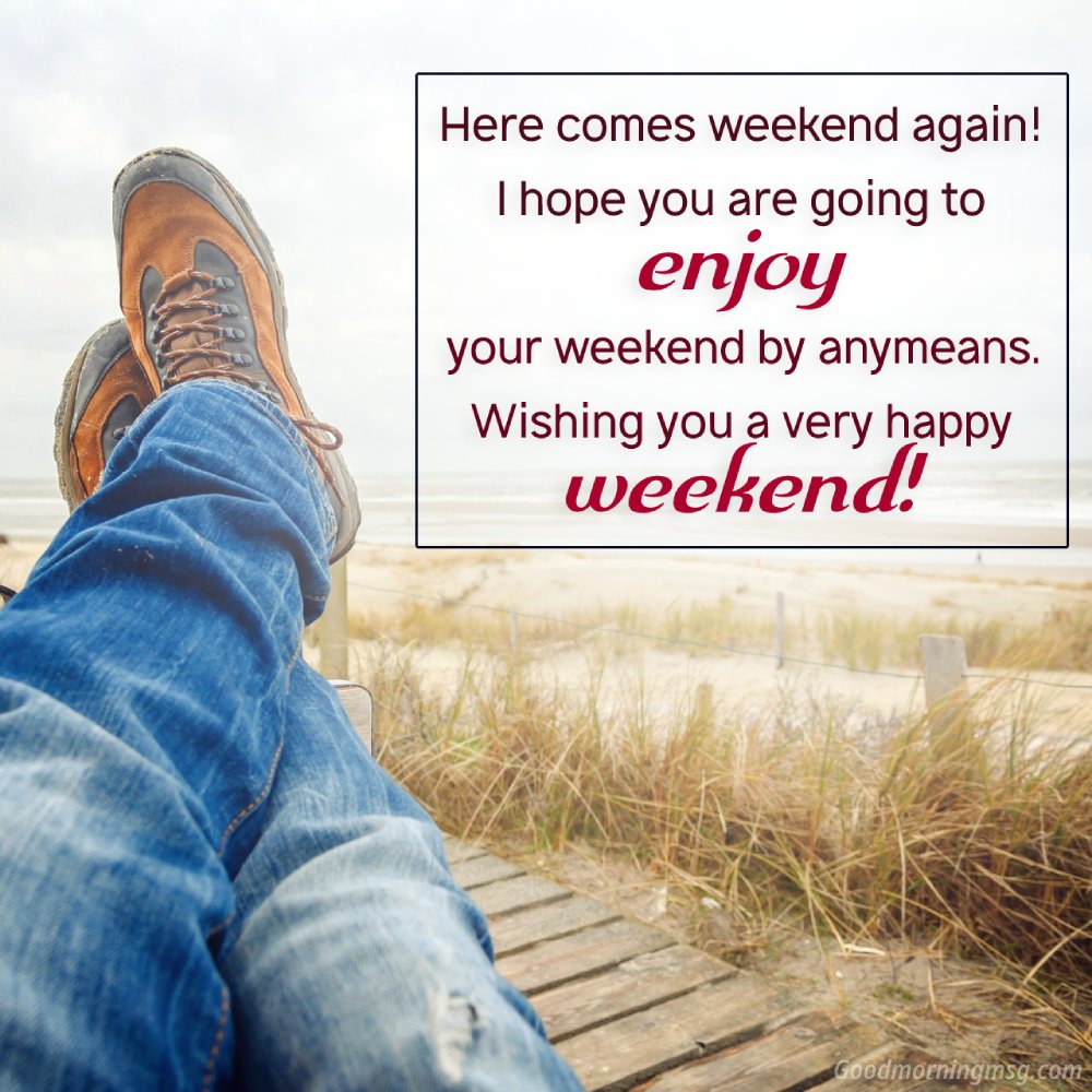 Lovely Weekend Message Photo