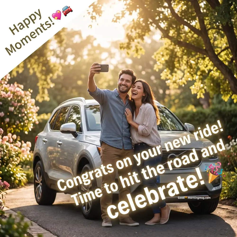 New Car Ke Liye Status English