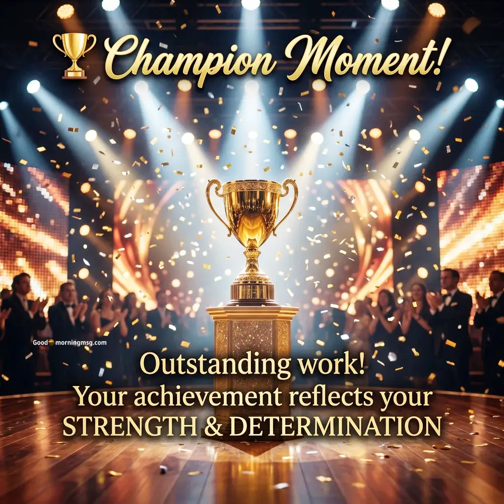 Outstanding Achievement Success Achievement Congratulations