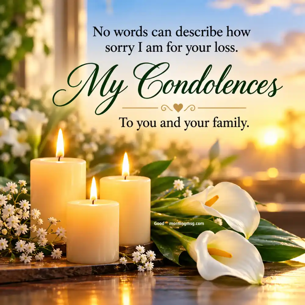 Short Condolence Message To Family