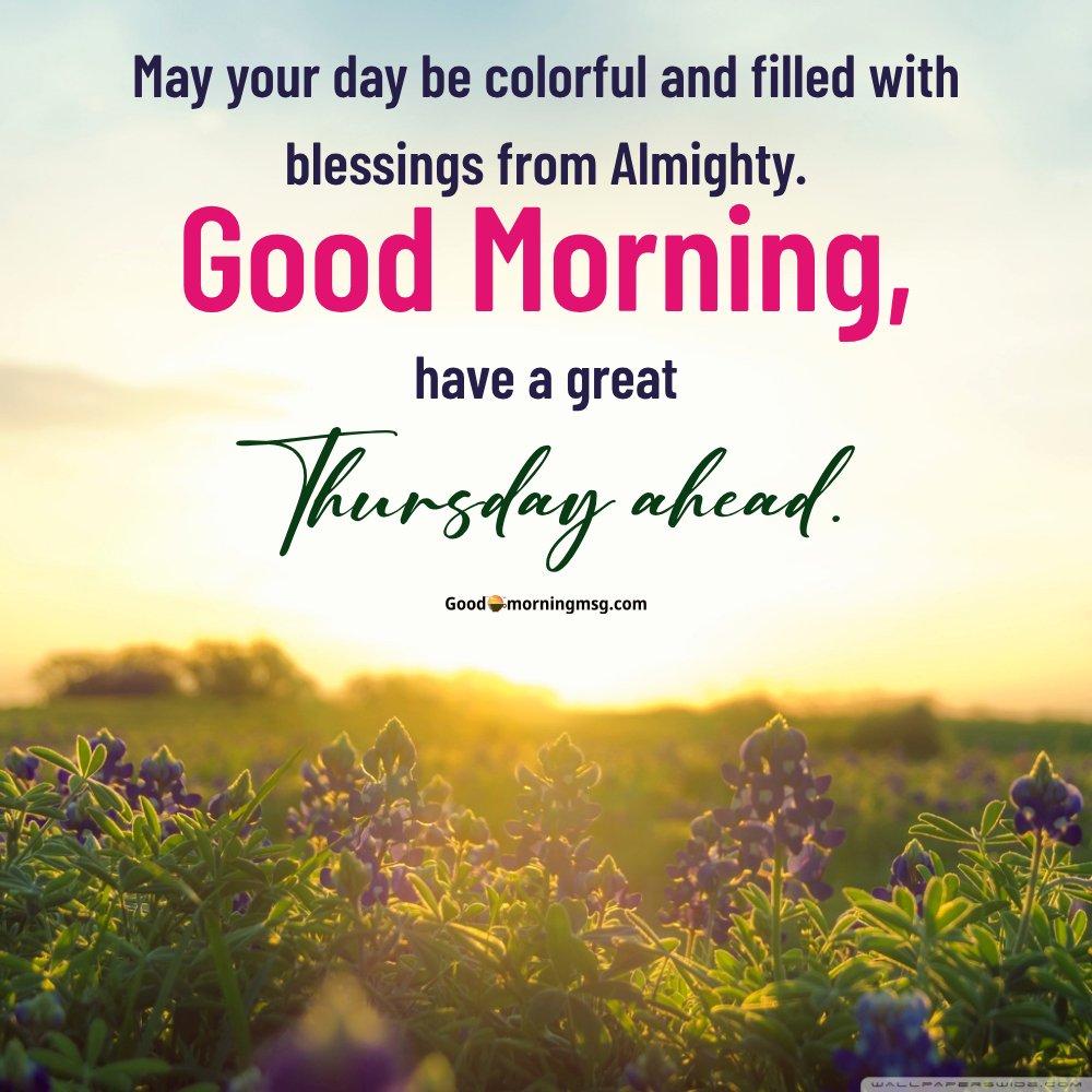 Thursday God Good Morning Wishes