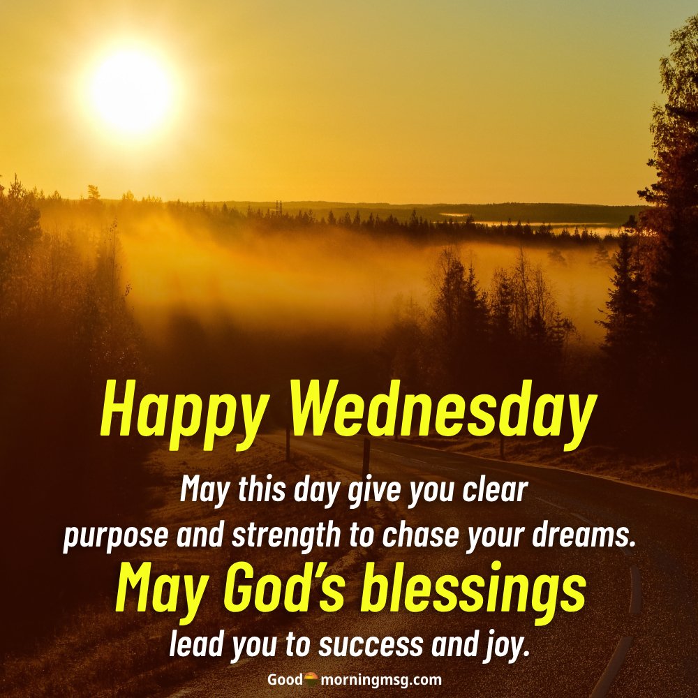 Wednesday Morning Prayer Blessings