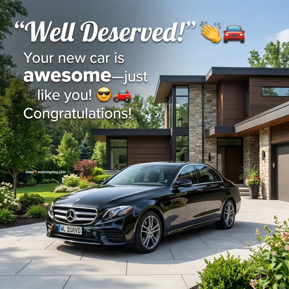 नया वाहन लेने पर बधाई संदेश