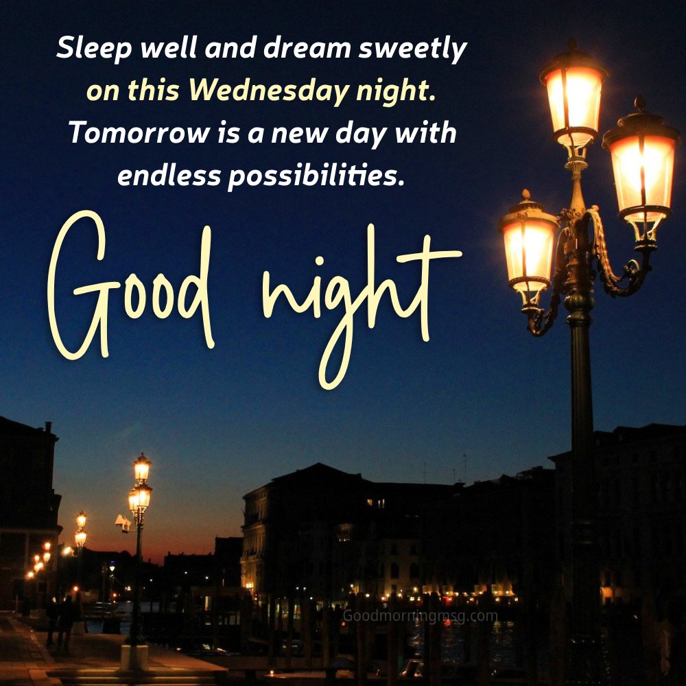 Good Night Wednesday Quotes For A Beautiful Sleep