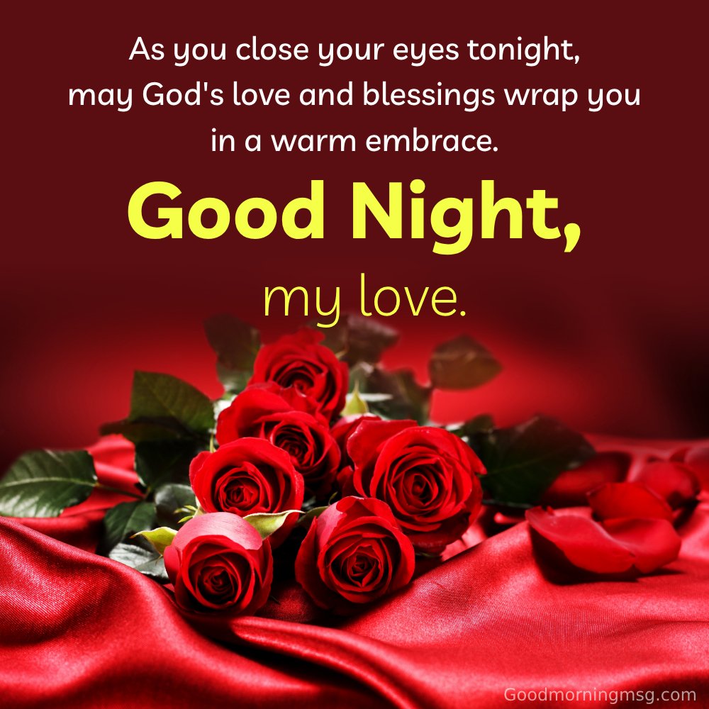 Romantic Good Night Prayer Message For My Wife 06