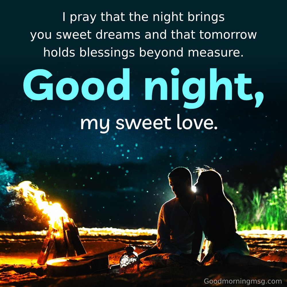 Romantic Good Night Prayer Message For My Wife 14