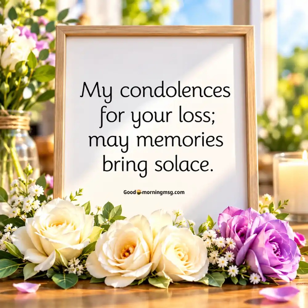 Rest In Peace Condolence Message