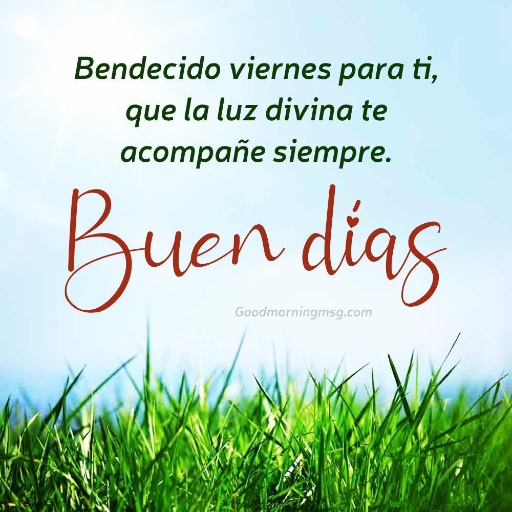 Buenos Dias Feliz Viernes Bendiciones Con Frases