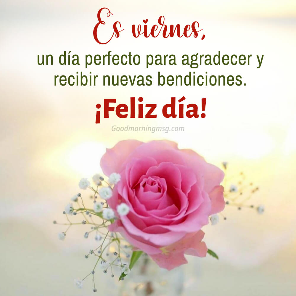 Feliz Viernes Bendiciones