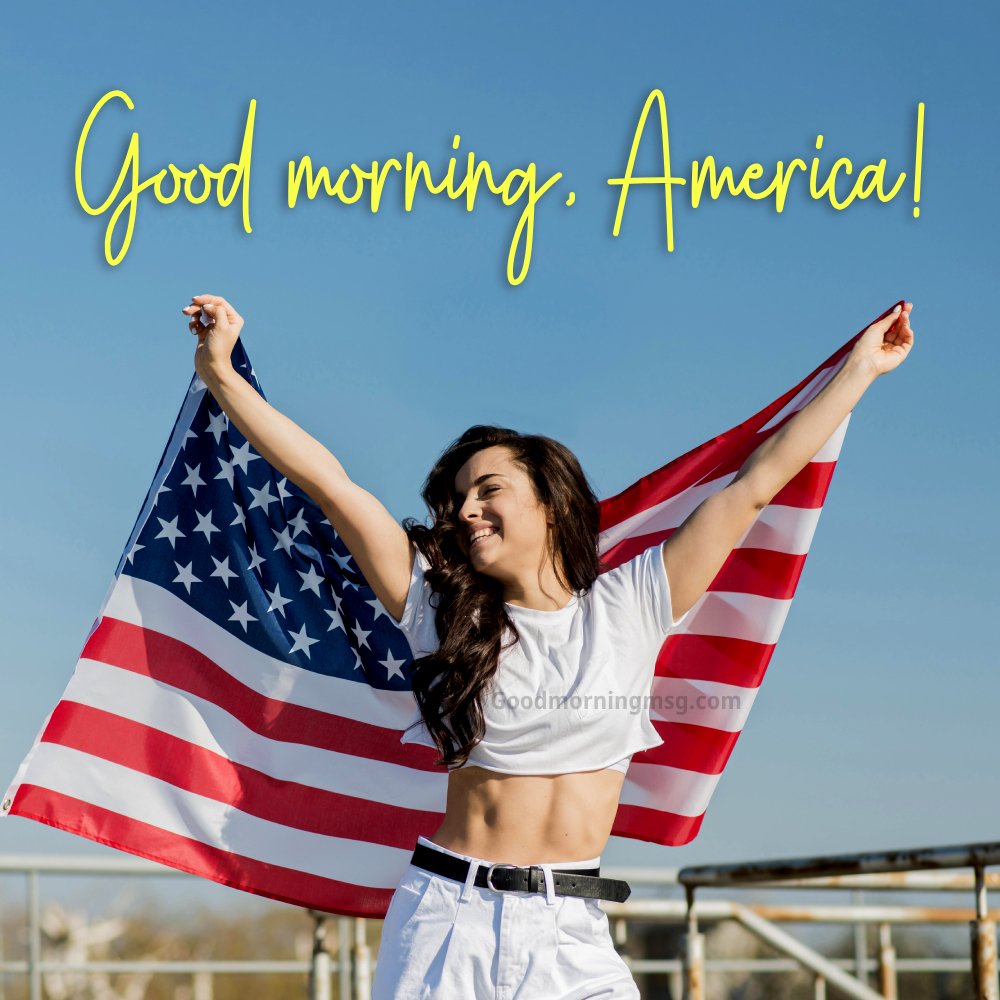 Good Morning American Flag Images