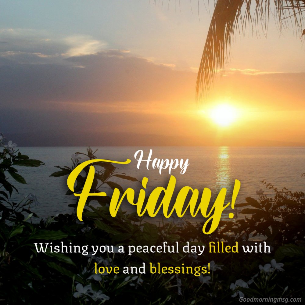 Happy Friday Morning Greeting Image