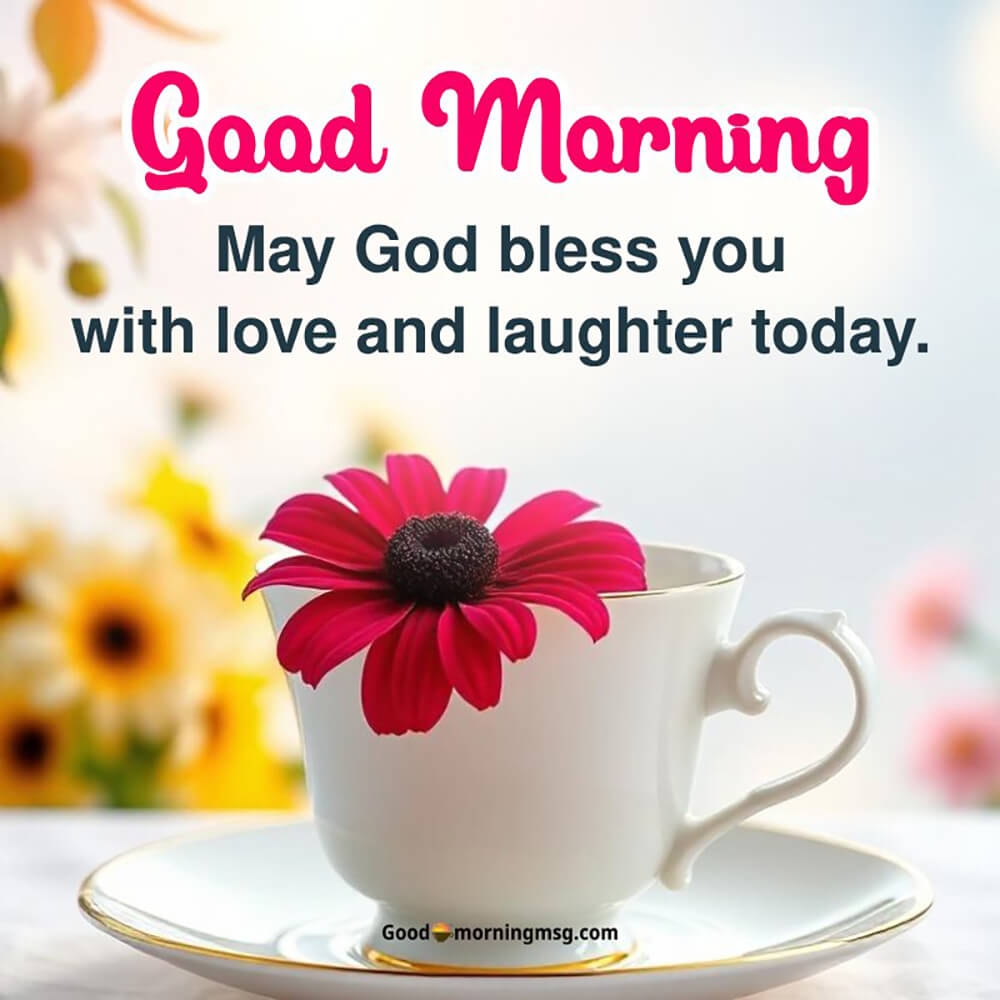 Romantic Flower Good Morning