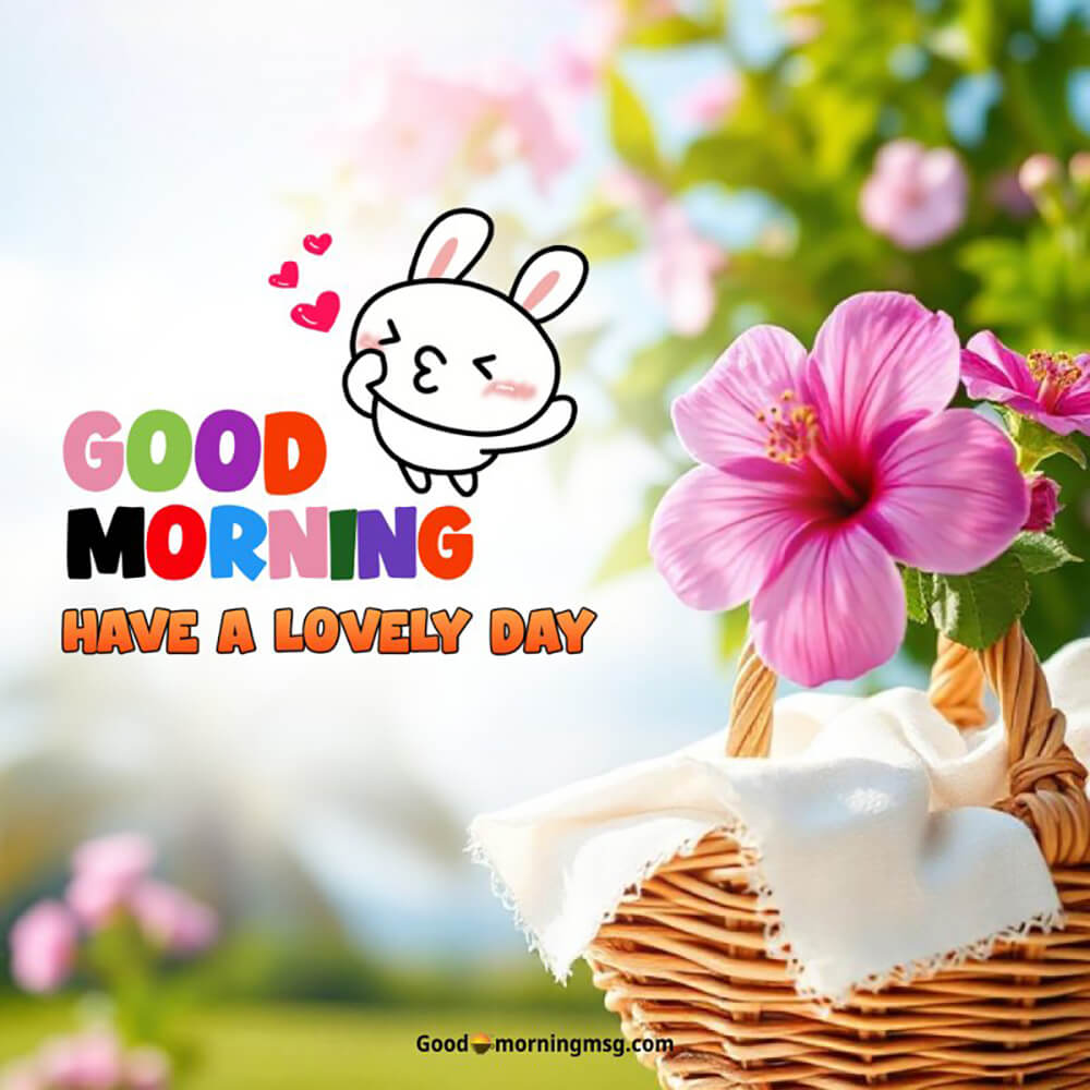 Rose Flower Good Morning