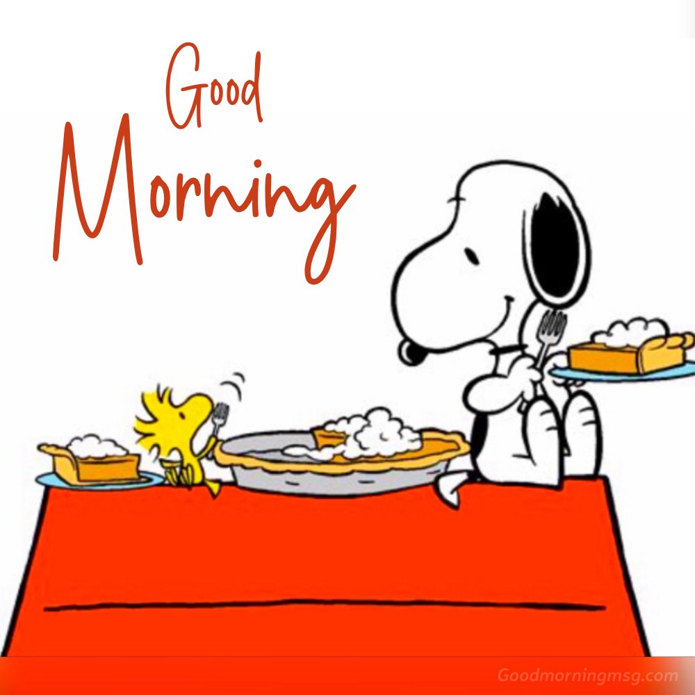 Snoopy Good Morning Wednesday