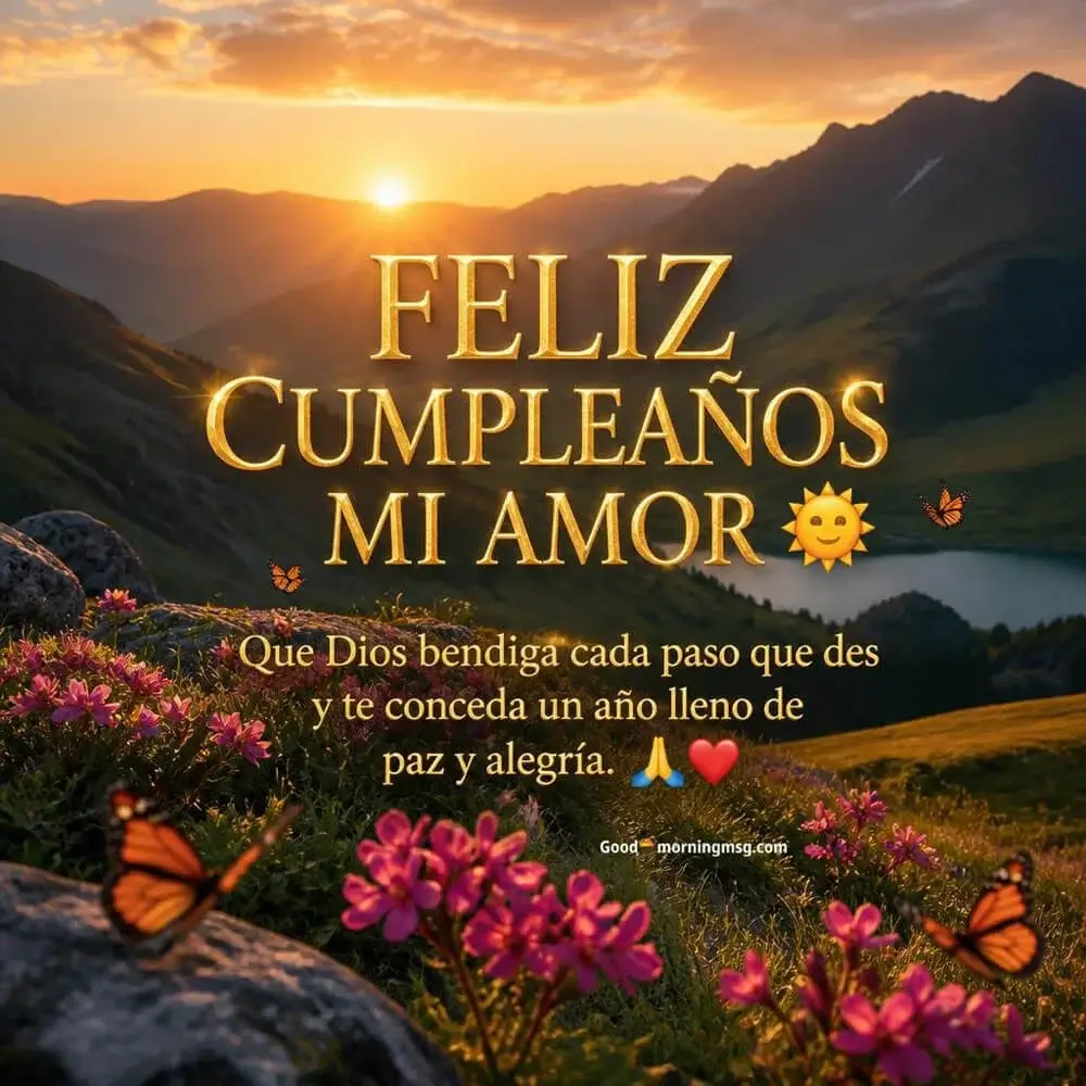 Esposo Feliz Cumpleaños Mi Amor