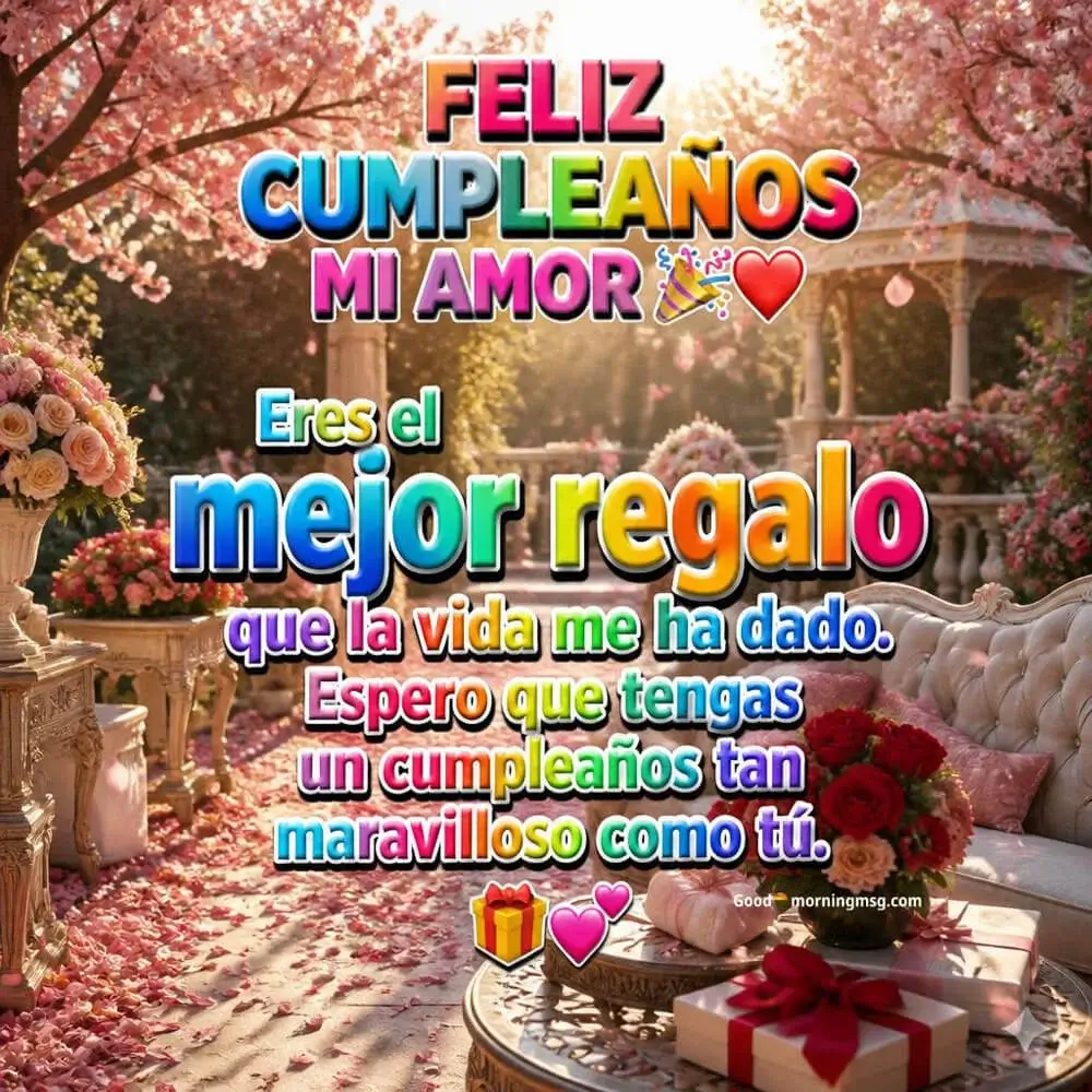 Feliz Cumpleaños Mi Amor Carta