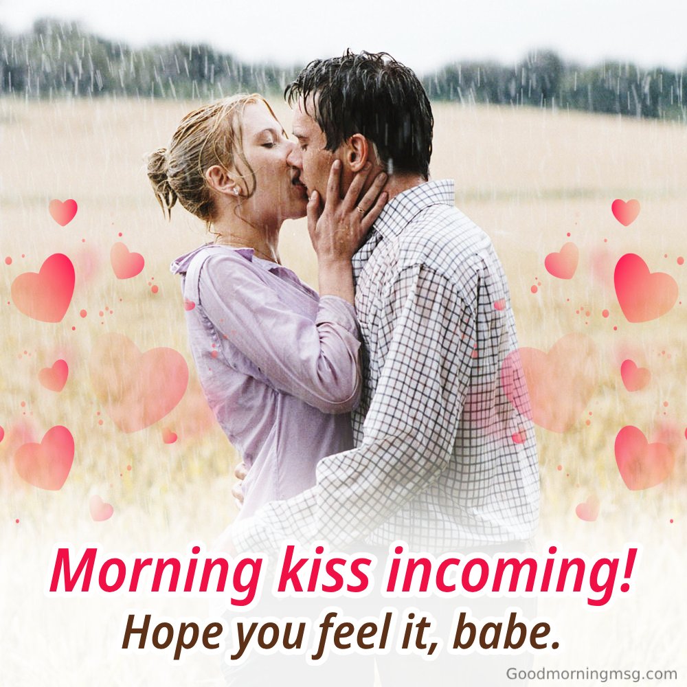 Good Morning Kiss Images Photos For Lover