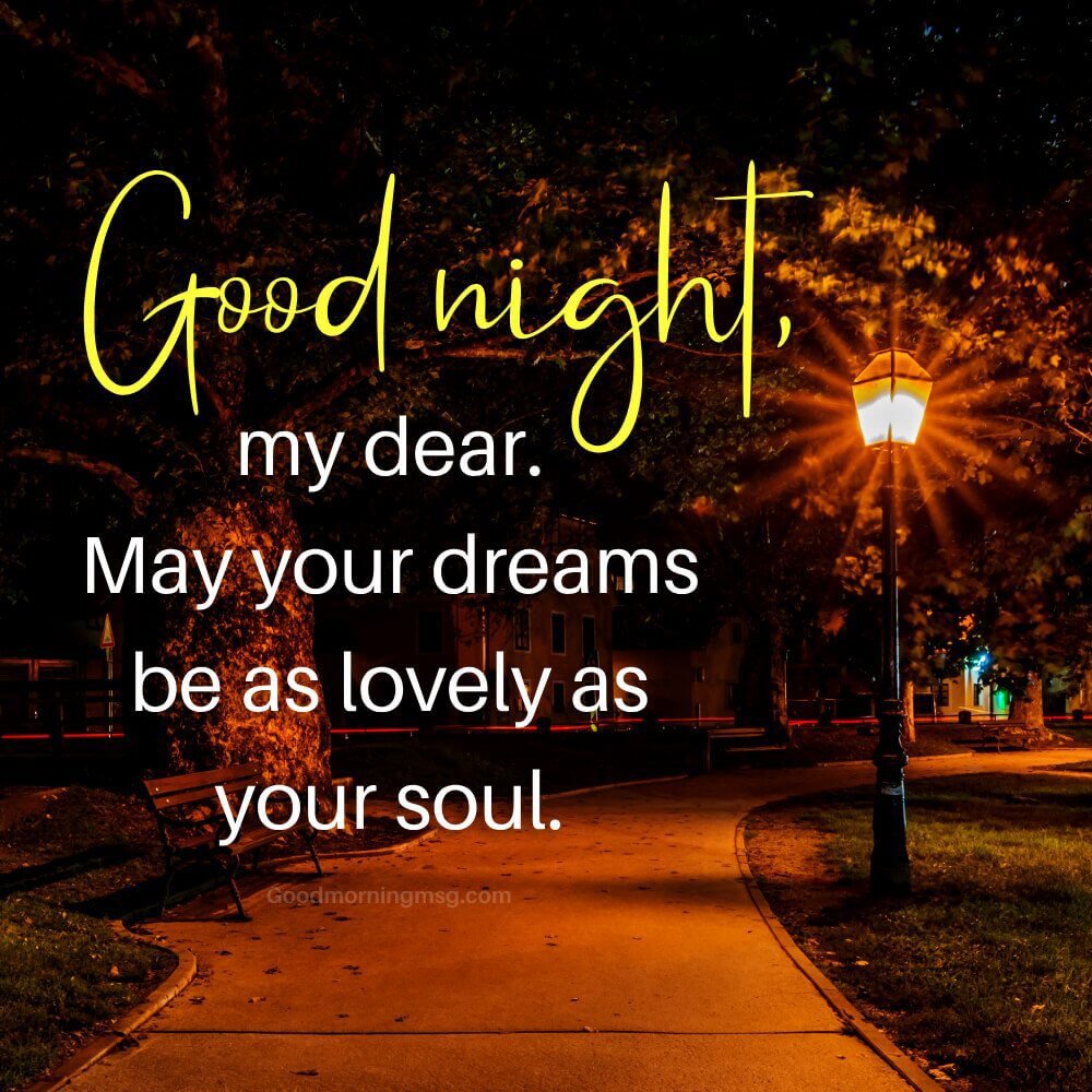 A Lovely Good Night Message