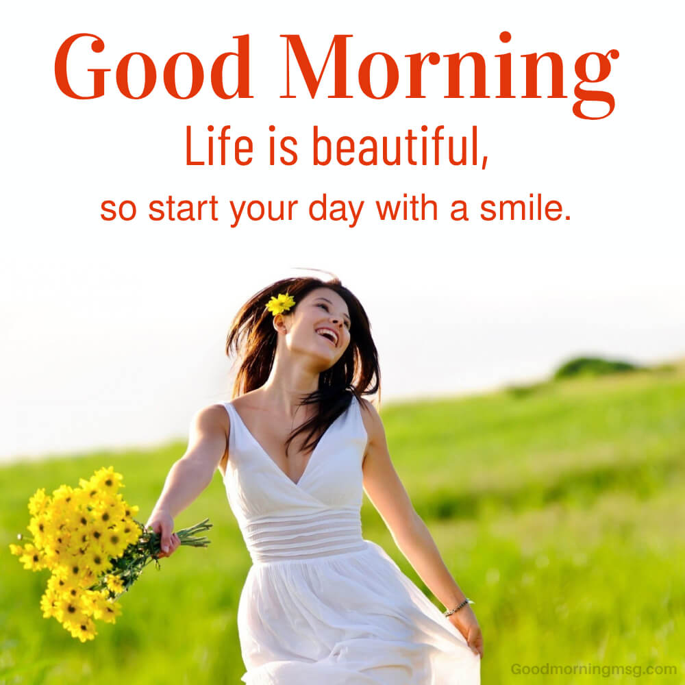 Good Morning Smile Love Quotes