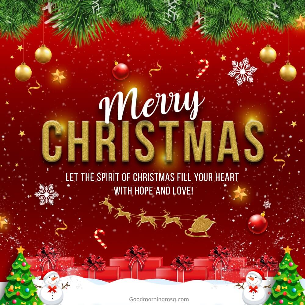 Merry Christmas And Happy New Year Wishes For Friends