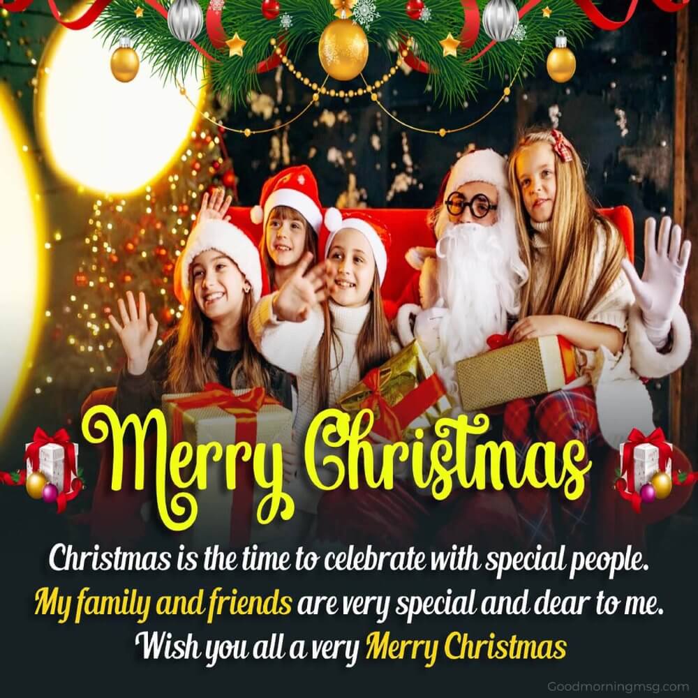 Merry Christmas Message Image For Colleague