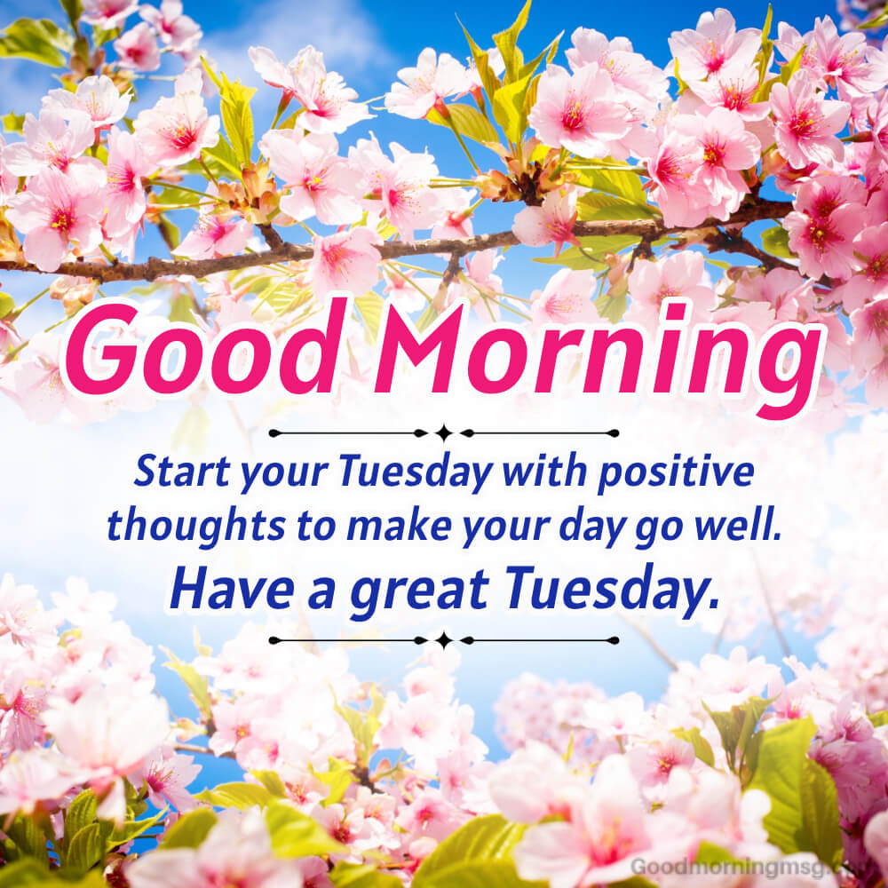 Tuesday Good Morning Blessings Quotes