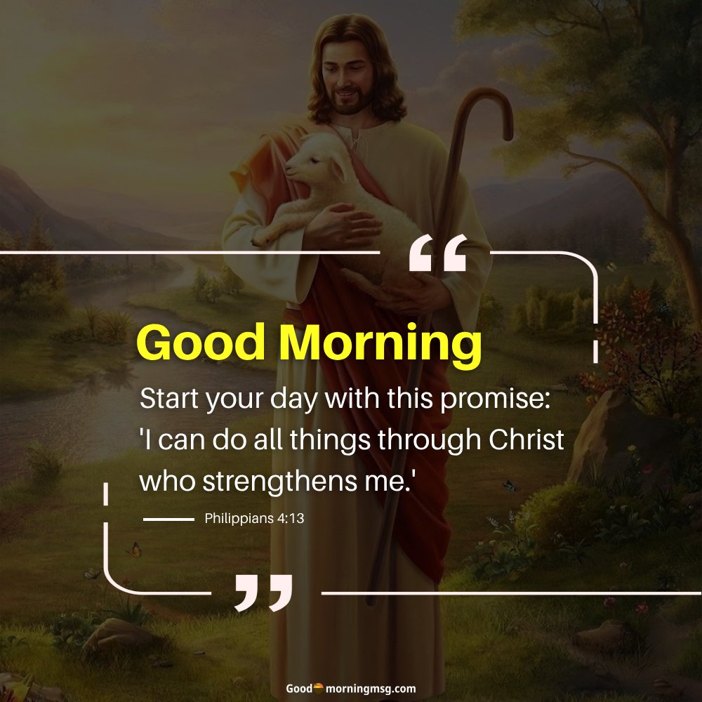 60+ Good Morning Jesus Prayer And Blessings Images