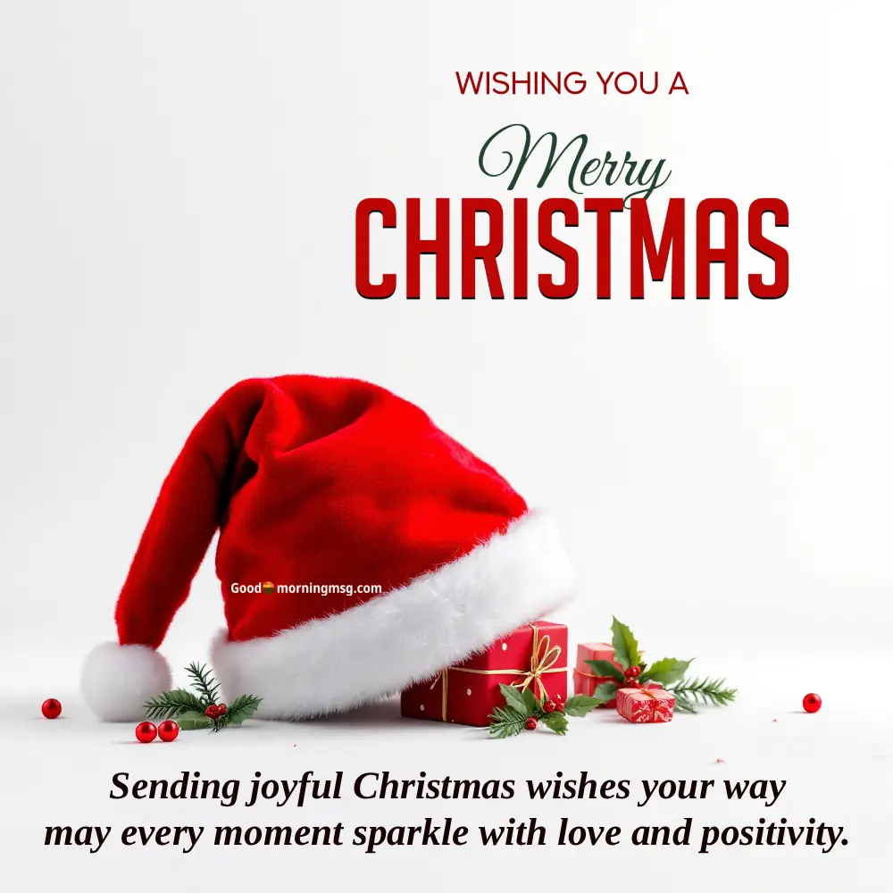 We wish a Merry Christmas message with classic holiday spirit, warmth, and cheer