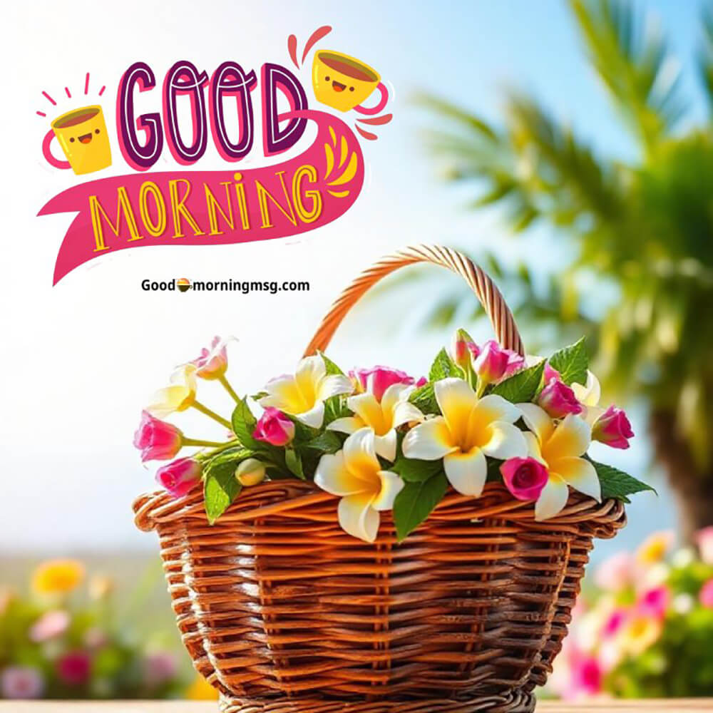 Beautiful Love Good Morning Flowers