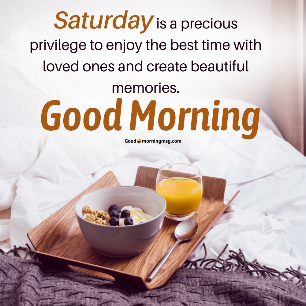 Saturday Morning Greetings