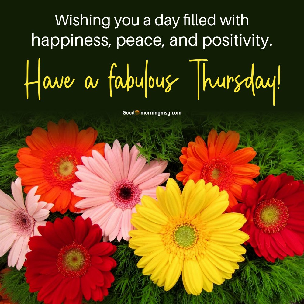 Thursday Flowers For Social Media