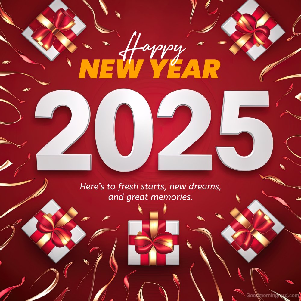 Top 20 Free Happy New Year 2025 Wishes To Brighten Your Celebrations