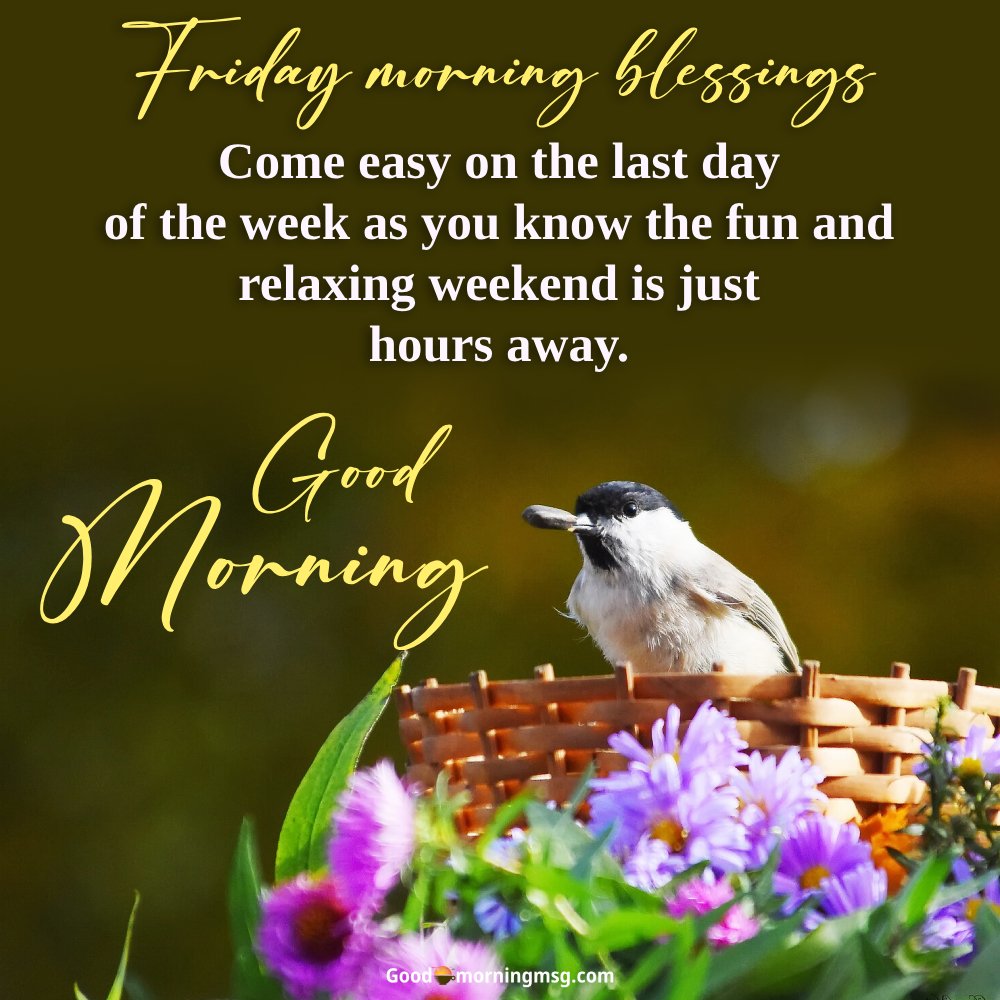 Friday Weekend Blessing