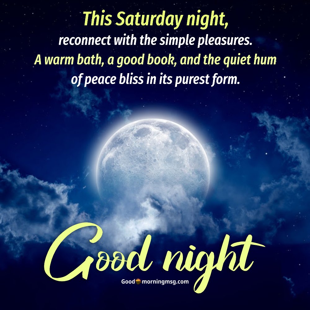 Good Evening And Good Night