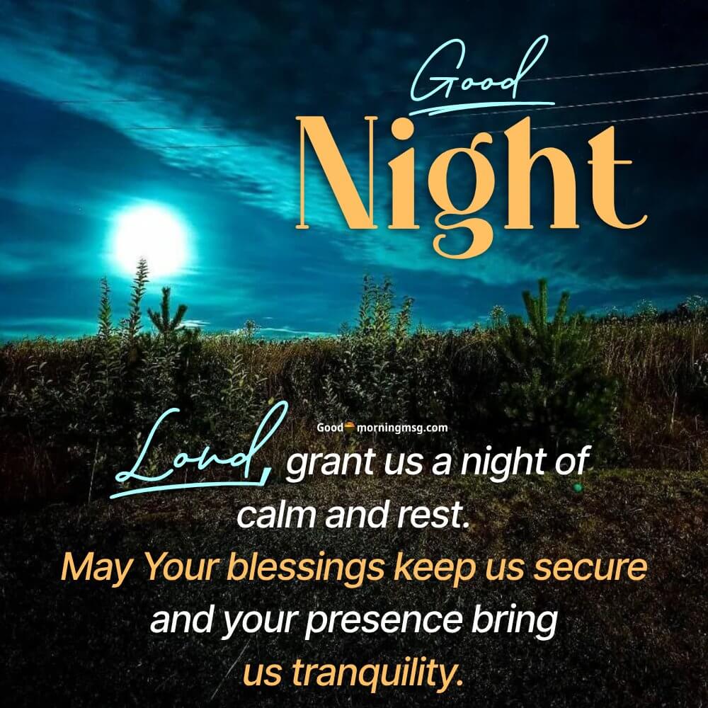 Good Night Blessings Prayers