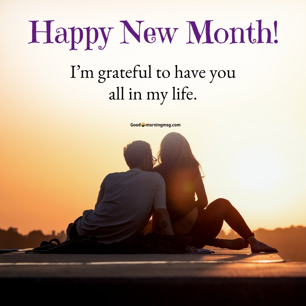 Happy New Month Messages To My Love