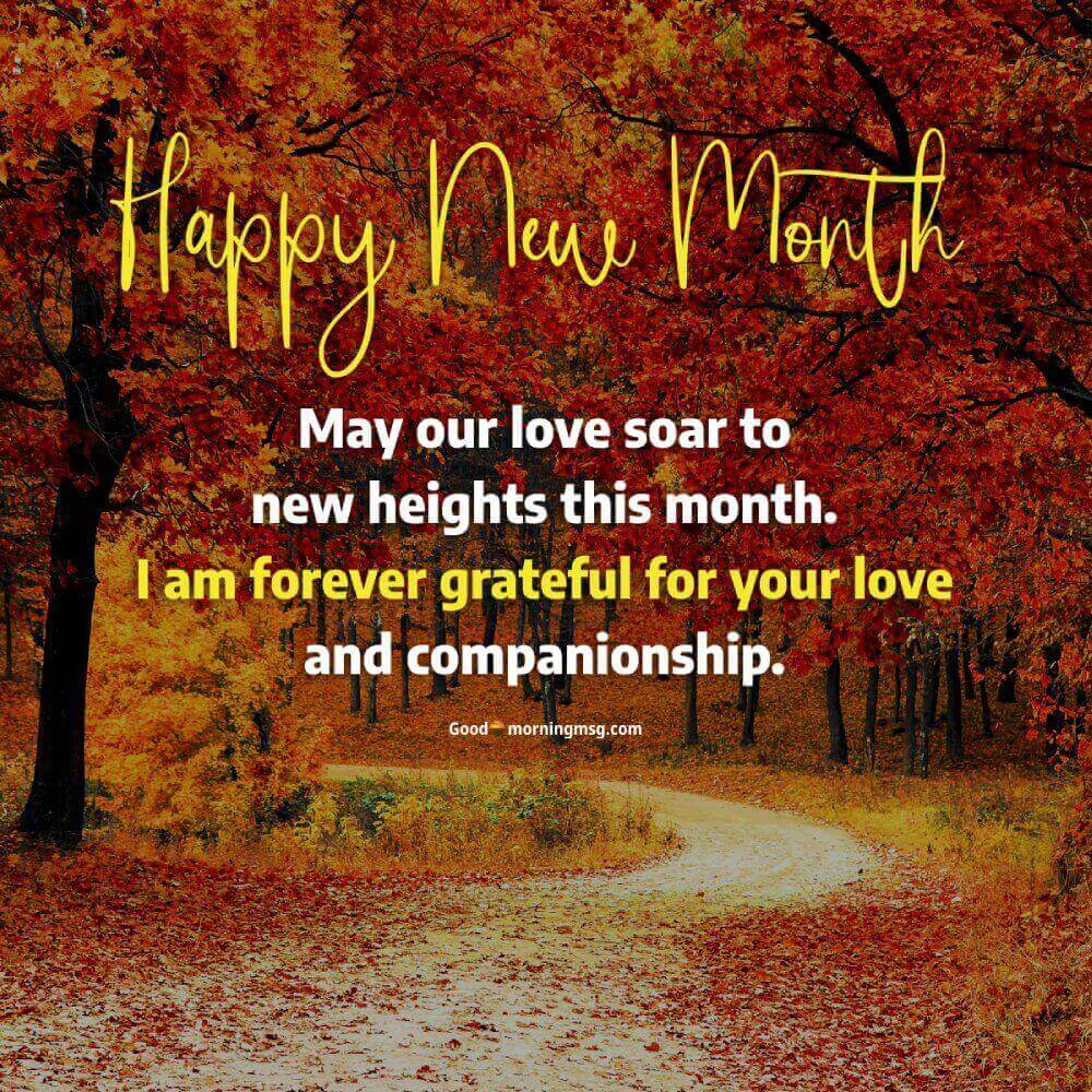 Happy New Month My Love