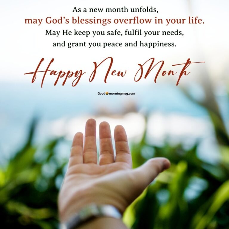 Happy New Month Prayers Wishes Messages And Blessings - goodmorningmsg ...