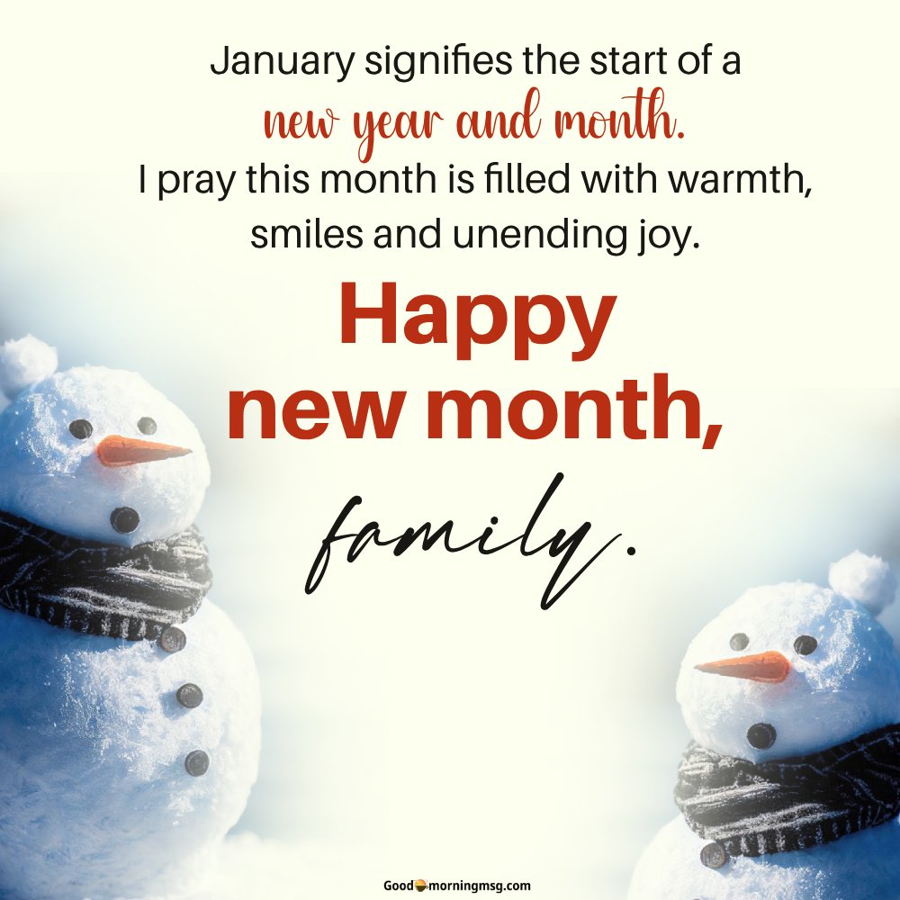 Happy New Month