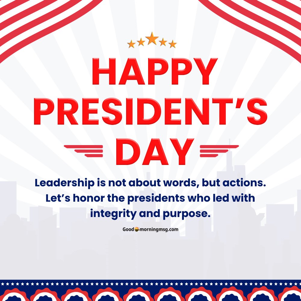 Happy Presidents' Day Greetings