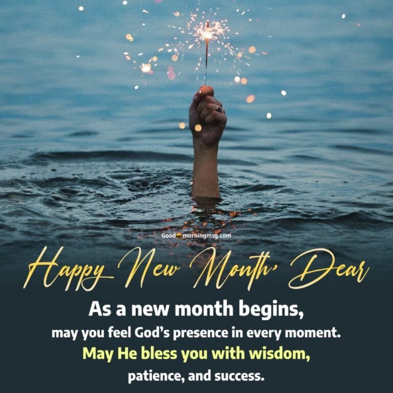 Happy New Month Prayers Wishes Messages And Blessings - goodmorningmsg ...