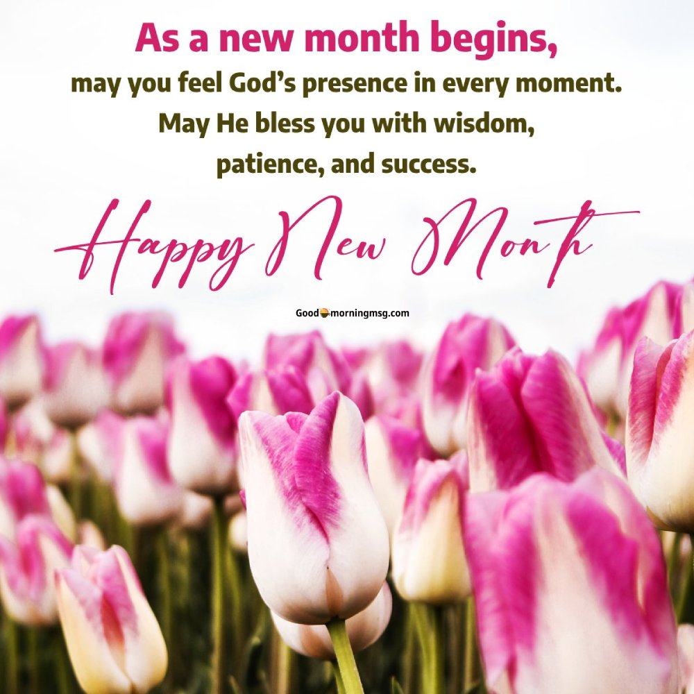 Prayers Happy New Month Messages