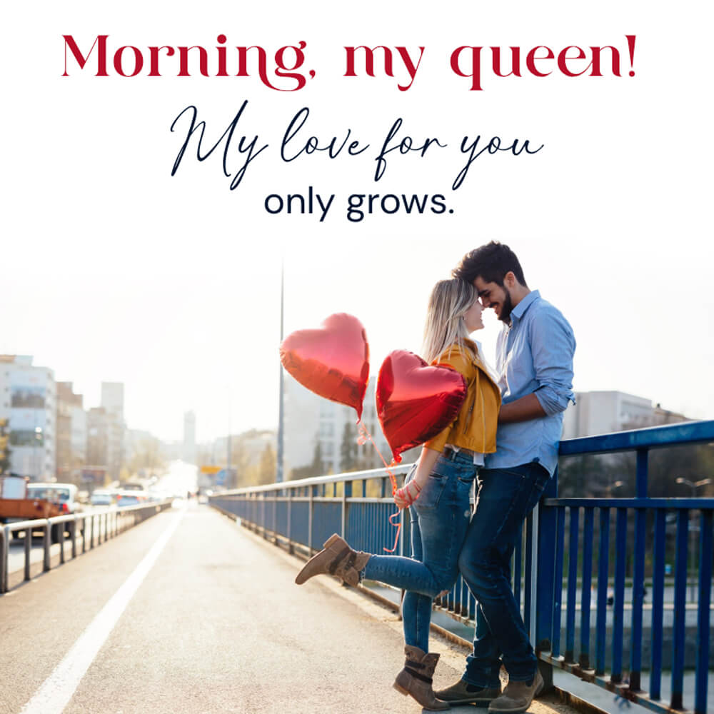 Romantic Good Morning Kiss