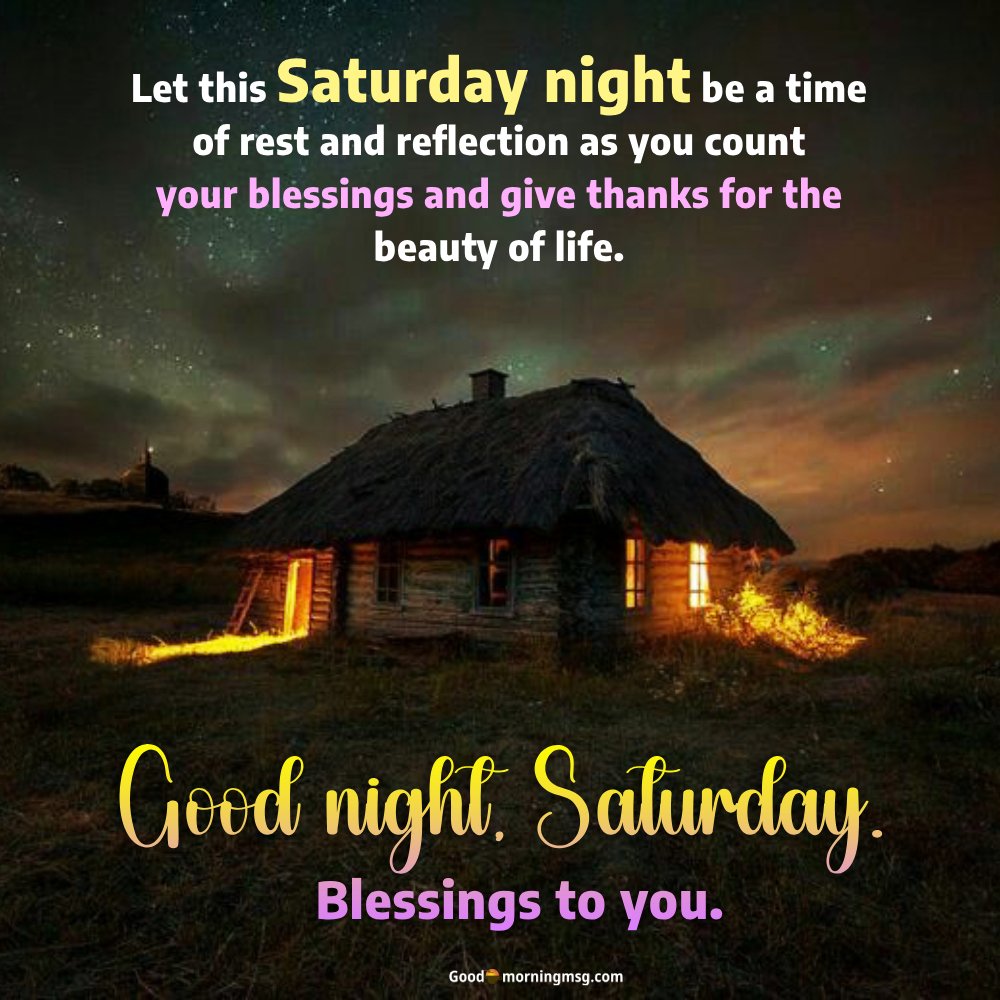 Saturday Blessings And Prayers